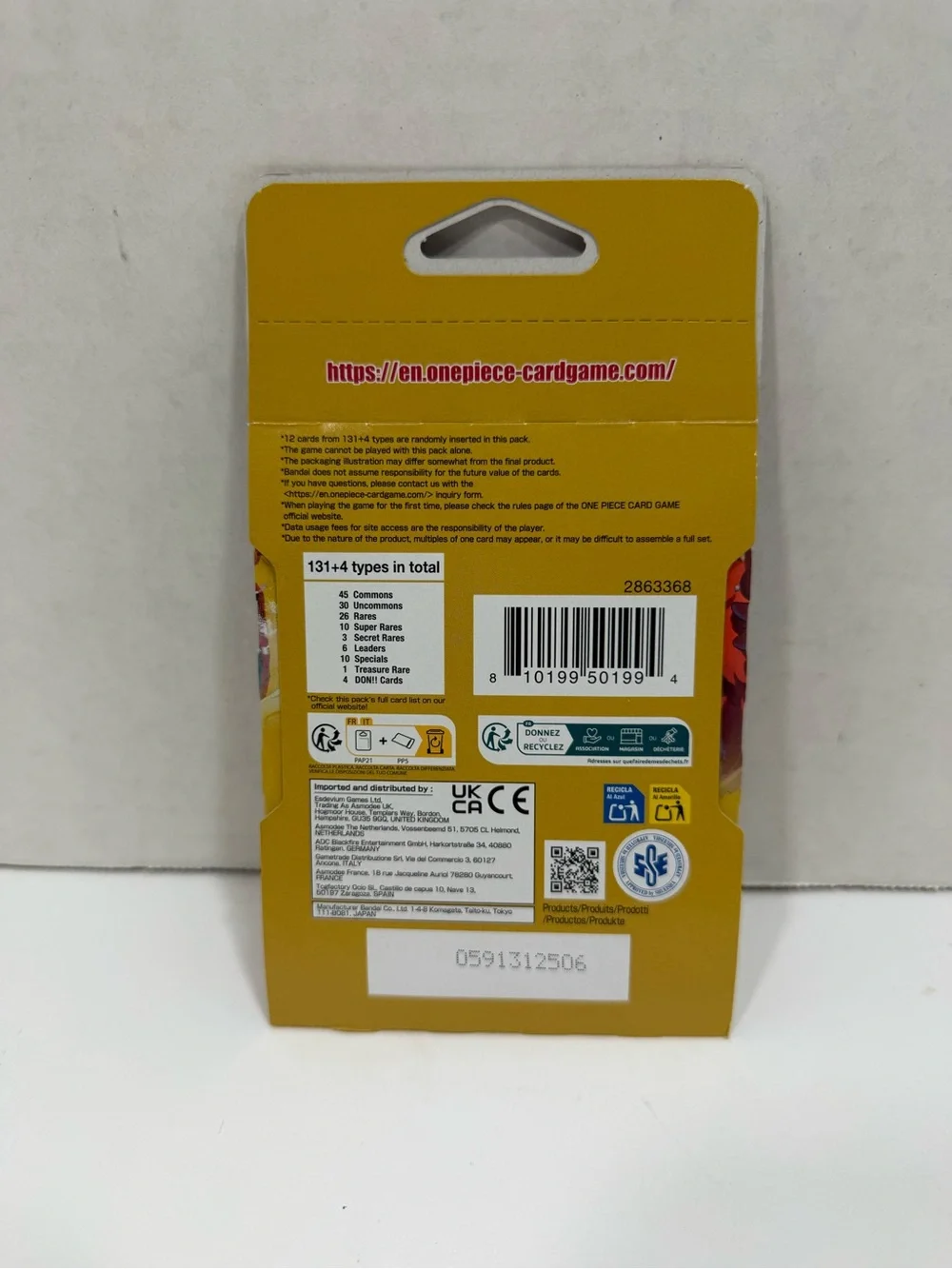 One Piece Card Game Booster Pack OP-17